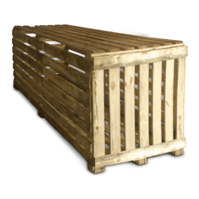 Boxes for spiro ventilation ducts WOOD-BOX