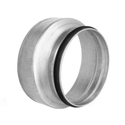 Short ventilation reducer with female end and rubber seal RPCFL