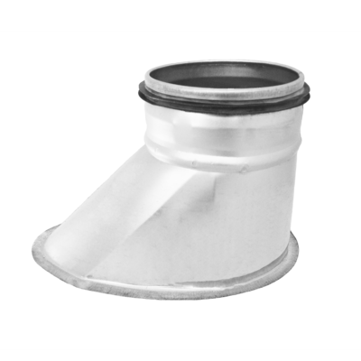 Flat shoes for rectangular ducts with rubber seals SSCFBL