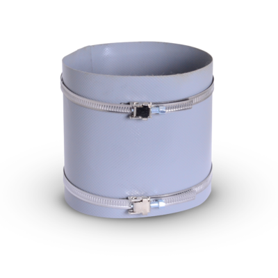 Circular straight sleeve with clamps ILA-TK