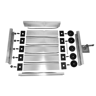 Aluminium square damper prefabricated components DSQW-A-PREF